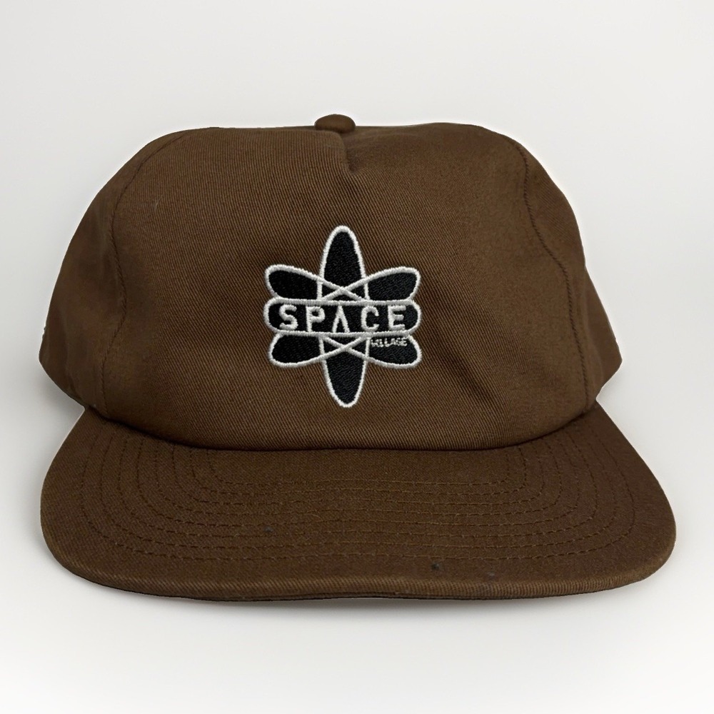 Travis Scott Space Village Hat Houston Tx Exclusive Brown 5 Panel SnapBack